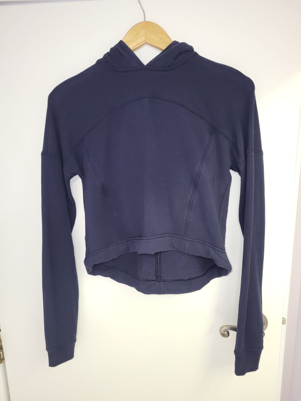 lululemon athletica Cropped Navy Hoodie